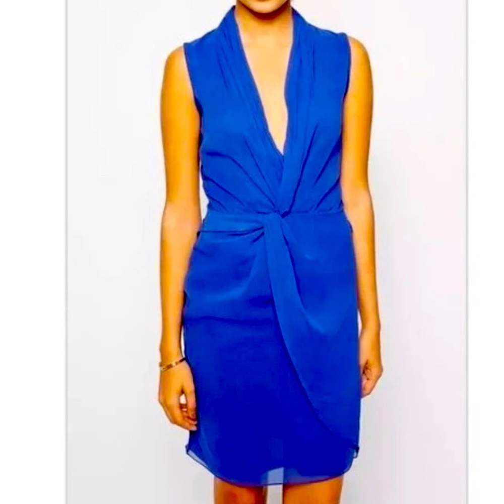 ASOS V LABEL LONDON SILKY CHIFFON DRESS